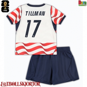 Förenta stater Malik Tillman #17 Hemmakläder Barn VM 2026 Kortärmad (+ Korta byxor)